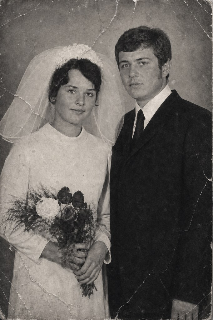 Свадьба родителей, 1972 год — до реставрации